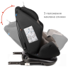 Автокресло SIGER УЛЬТРА ISOFIX гр.0+/I/II/III, т.серый KRES3911